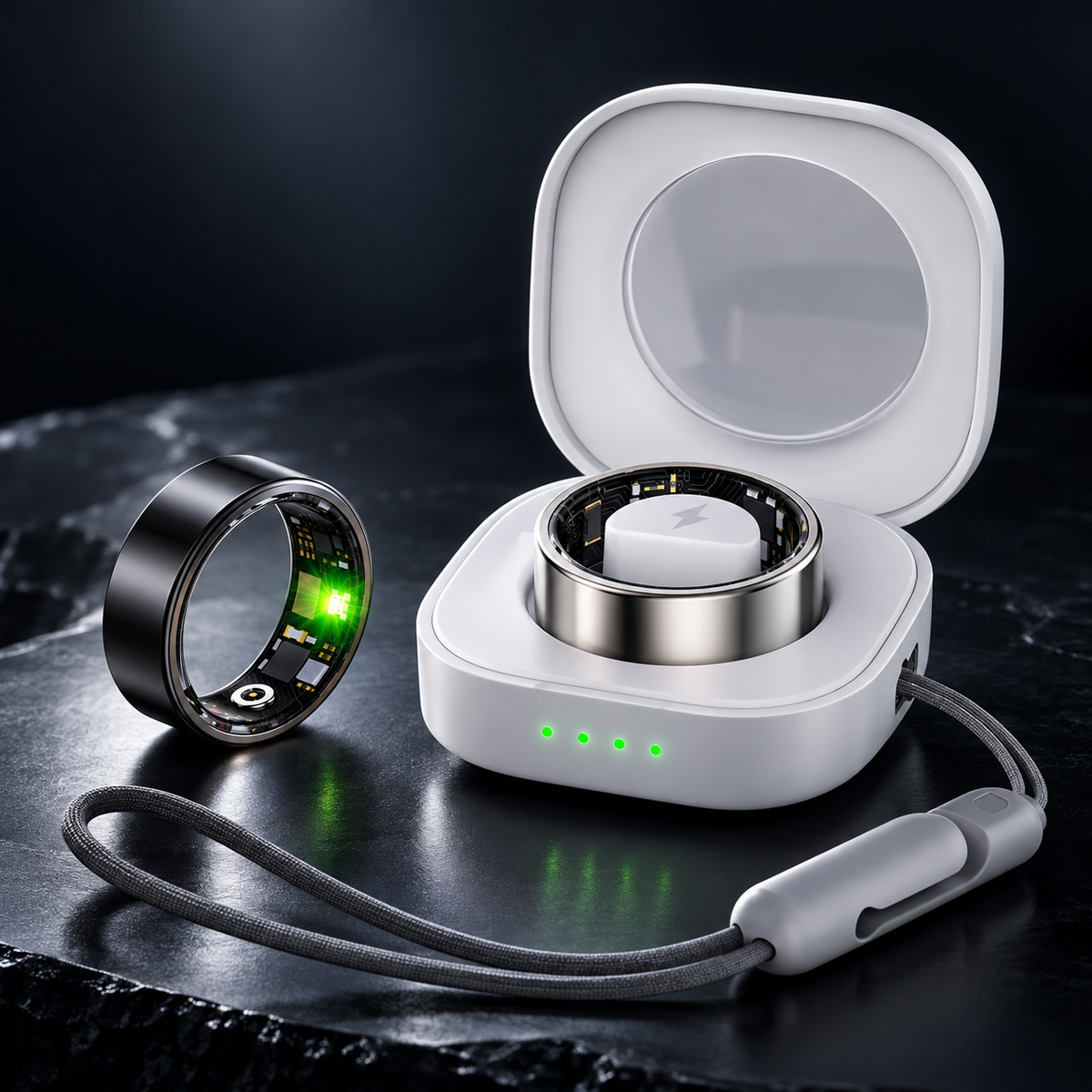 RYUMEN ONE, estuche de carga y cable incluidos
