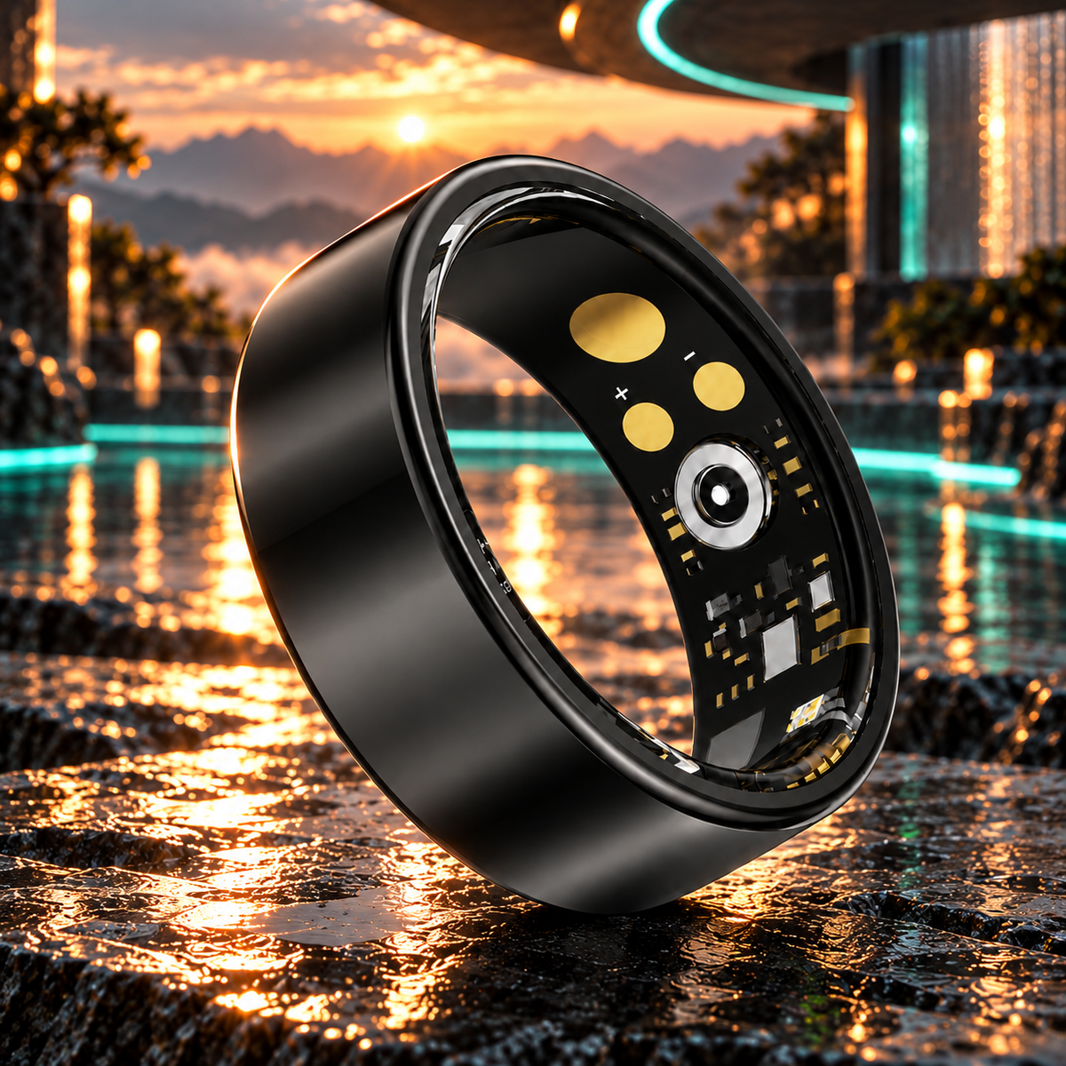 RYUMEN ONE Midnight Black: vista del anillo