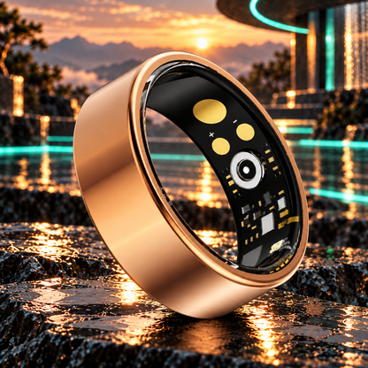 RYUMEN ONE Rose Gold: vista del anillo